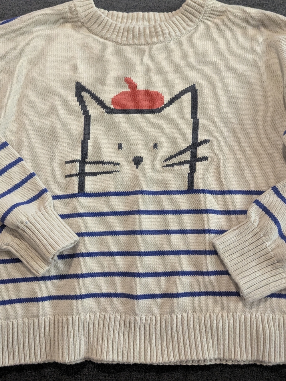 Tea Collection Paris Cat Sweater
